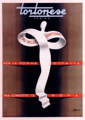 Tortonese Torino fashion poster